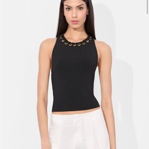 Alice + Olivia Heidi Grommet Tank